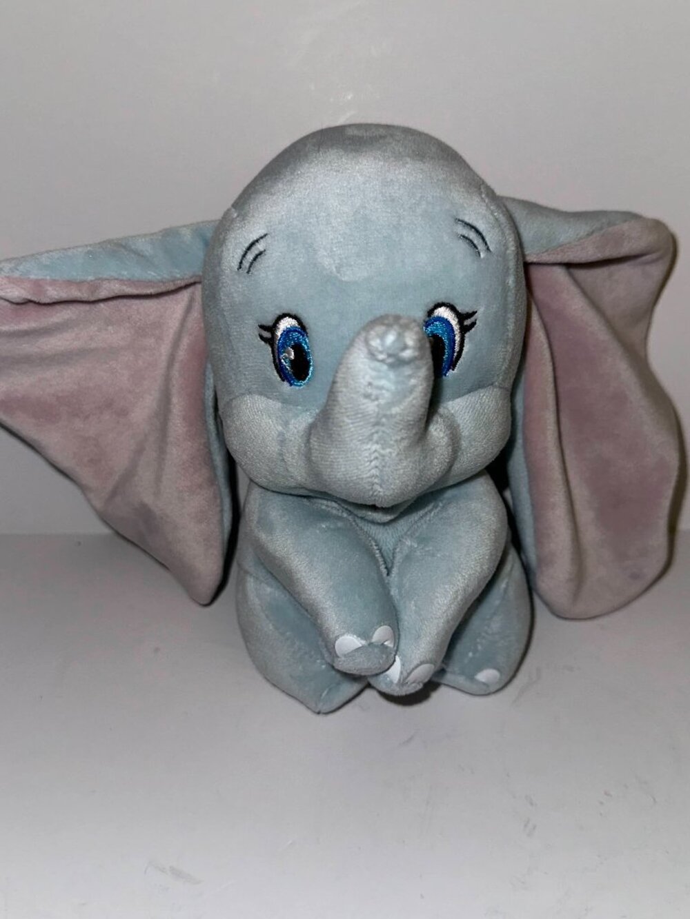 TY Sparkle DUMBO 7" Plush Baby Lovey Toy Beanie Babies Disney